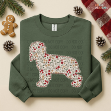 Load image into Gallery viewer, Plaid Floral Dog DTF Transfer