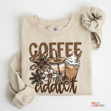 Load image into Gallery viewer, Coffee Addict DTF Transfer