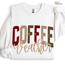 Load image into Gallery viewer, Coffee Weather DTF Transfer