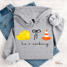 Load image into Gallery viewer, He's Working DTF Transfer