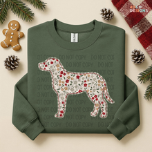 Load image into Gallery viewer, Plaid Floral Dog DTF Transfer