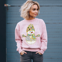 Load image into Gallery viewer, Coquette Snowman DTF Transfer