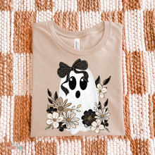 Load image into Gallery viewer, Dark Floral Ghostie DTF Transfer