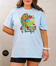 Load image into Gallery viewer, Different Is Beautiful DTF Transfer