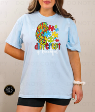 Load image into Gallery viewer, Different Is Beautiful DTF Transfer