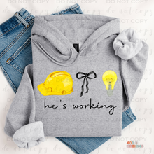 Load image into Gallery viewer, He's Working DTF Transfer