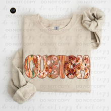 Load image into Gallery viewer, Fall Floral DTF Transfer