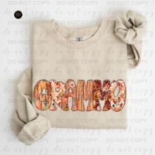 Load image into Gallery viewer, Fall Floral DTF Transfer