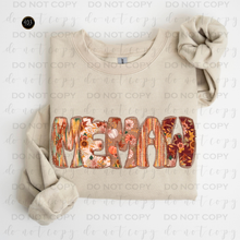 Load image into Gallery viewer, Fall Floral DTF Transfer