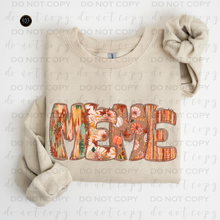 Load image into Gallery viewer, Fall Floral DTF Transfer