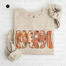 Load image into Gallery viewer, Fall Floral DTF Transfer