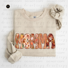 Load image into Gallery viewer, Fall Floral DTF Transfer