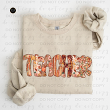 Load image into Gallery viewer, Fall Floral DTF Transfer