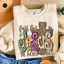 Load image into Gallery viewer, Fall For Jesus DTF Transfer