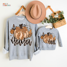 Load image into Gallery viewer, Fall Glitter Pumpkin Personalized DTF Transfer