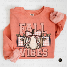 Load image into Gallery viewer, Fall Vibes Pumpkin DTF Transfer