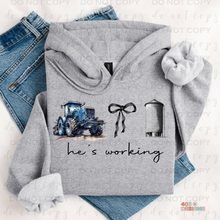 Load image into Gallery viewer, He's Working DTF Transfer