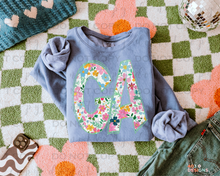 Load image into Gallery viewer, Floral Doodle Personalized DTF Transfer