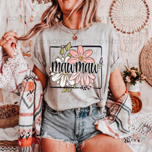 Load image into Gallery viewer, Floral Leopard Name/Title Personalized DTF Transfer
