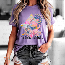 Load image into Gallery viewer, Fly Free Live Bold DTF Transfer
