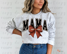 Load image into Gallery viewer, Sports Mama Bow DTF Transfer