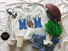 Load image into Gallery viewer, Football Mom Faux Sequin DTF Transfer