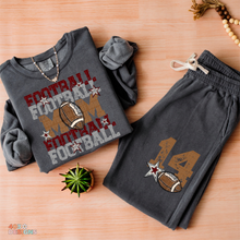 Load image into Gallery viewer, Football Mom Stars Personalized DTF Transfer