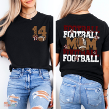Load image into Gallery viewer, Football Mom Stars Personalized DTF Transfer