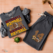 Load image into Gallery viewer, Football Mom Stars Personalized DTF Transfer