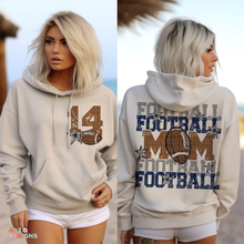 Load image into Gallery viewer, Football Mom Stars Personalized DTF Transfer