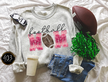 Load image into Gallery viewer, Football Mom Faux Sequin DTF Transfer