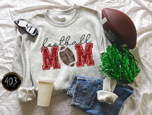 Load image into Gallery viewer, Football Mom Faux Sequin DTF Transfer