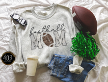 Load image into Gallery viewer, Football Mom Faux Sequin DTF Transfer