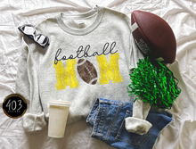 Load image into Gallery viewer, Football Mom Faux Sequin DTF Transfer