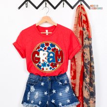 Load image into Gallery viewer, Fourth Floral Name/Title Personalized DTF Transfer