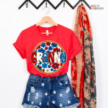 Load image into Gallery viewer, Fourth Floral Name/Title Personalized DTF Transfer