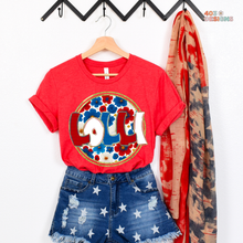 Load image into Gallery viewer, Fourth Floral Name/Title Personalized DTF Transfer