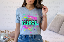 Load image into Gallery viewer, Funky Colors Title/Name DTF Transfer