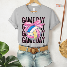 Load image into Gallery viewer, Game Day Bow Volleyball DTF Transfer