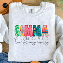 Load image into Gallery viewer, Clothed In Gratitude DTF Transfer