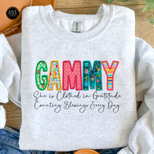 Load image into Gallery viewer, Clothed In Gratitude DTF Transfer