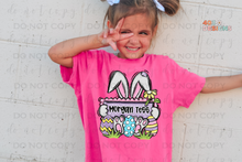 Load image into Gallery viewer, Girl Bunny Personalized DTF Transfer