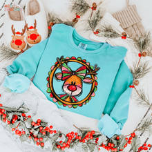 Load image into Gallery viewer, Girly Rudolph DTF Transfer