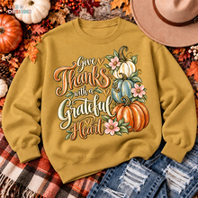 Load image into Gallery viewer, Give Thanks Grateful Heart DTF Transfer