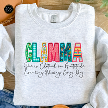 Load image into Gallery viewer, Clothed In Gratitude DTF Transfer