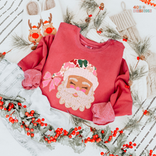 Load image into Gallery viewer, Glittered Up Santa DTF Transfer