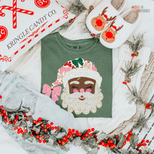 Load image into Gallery viewer, Glittered Up Santa DTF Transfer