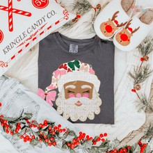 Load image into Gallery viewer, Glittered Up Santa DTF Transfer