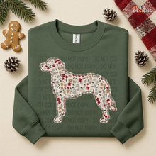 Load image into Gallery viewer, Plaid Floral Dog DTF Transfer