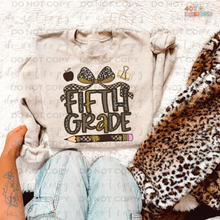 Load image into Gallery viewer, Gold Glitter Grades DTF Transfer